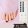 26pcs BSJ-0042 3D Toenail Semi-Cured Gel Nail Wraps Gel Nail Wraps