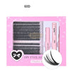 280pcs 60D Lash Cluster Extension Kit | Seal & Bond Remover + Tweezers DIY Lash Cluster Kit