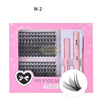 280pcs W-2 DIY Eyelash Extension Clusters Kit DIY Lash Cluster Kit