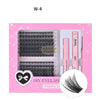 280pcs W-4 Lash Cluster Extension Kit | Seal & Bond Remover + Tweezers DIY Lash Cluster Kit