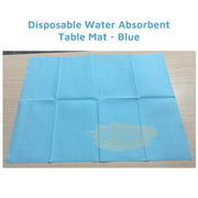 Disposable Water Absorbent Table Mat | Blue | 45*33cm