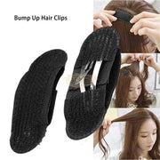 2pcs Volume Boost Hair Pads 6.6*2.6cm | Black Hair Claws & Clips