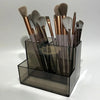 3 Compartments Multifunctional Acrylic Organizer | Smoke Black Brush Holder
