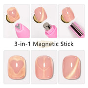 3-in-1 Love Snake Cat Eye Magnet Nail Magnet