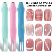 3-in-1 Love Snake Cat Eye Magnet Nail Magnet