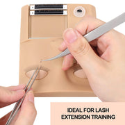 3-in-1 Multifunctional Eyelash Extension Training Silicone Mannequin Lash Extension Accessories