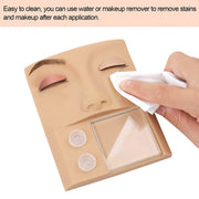 3-in-1 Multifunctional Eyelash Extension Training Silicone Mannequin Lash Extension Accessories