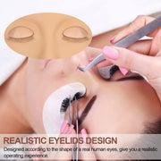 3-in-1 Multifunctional Eyelash Extension Training Silicone Mannequin Lash Extension Accessories