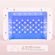 3-in-1 Sun 19Z UV LED Nail Lamp 288W with Arm Rest & Tray Large Space Design UV Lamp