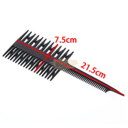 3-in-1 Weaving Highlighting/Foiling Sectioning Comb | Black Hair Comb