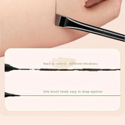 3 pcs Black Ultra-Thin Eyeliner Brush Set Eyeliner Brush