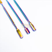 3 pcs Holographic Cuticle Pusher Set manicure tools