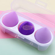 3 Pcs Beauty Blender Makeup Sponge Set with Case Makeup Sponge