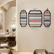 3 Pieces Wall-Mounted Nail Polish Display Set (rack only)