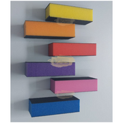 3-Way Nail Sanding Block Buffer | Orange Nail Buffer