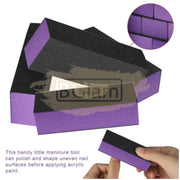 3-Way Nail Sanding Block Buffer | Pink Nail Buffer