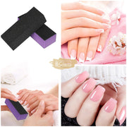 3-Way Nail Sanding Block Buffer | Yellow Nail Buffer