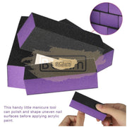 3-Way Nail Sanding Block Buffer | Yellow Nail Buffer