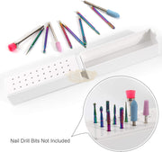 30 Holes Nail Drill Bit Holder (bits not included) Drill Bits Holder