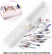 30 Holes Nail Drill Bit Holder (bits not included) Drill Bits Holder