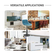 360° Swivel Adjustable Bar Stool with footrest Bar Stool