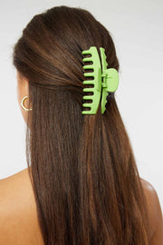 Large Claw Hair Clip | 11 cm | Matte Green