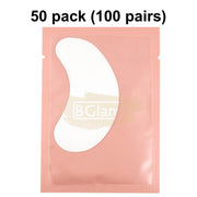 Lint Free Under Eye Gel Patch for Eyelash Extensions | Pink (1 pair per pack)