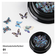3D Butterfly Patch Design Nail Art Decoration - Available in 4 colors 1 Nail Art