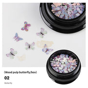 3D Butterfly Patch Design Nail Art Decoration - Available in 4 colors 2 Nail Art