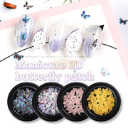 3D Butterfly Patch Design Nail Art Decoration - Available in 4 colors Nail Art