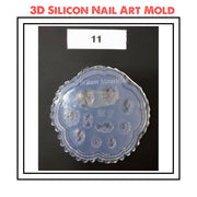 3D Carving Silicone Nail Mold Template - Available in 12 Designs 11 Nail Art Tool