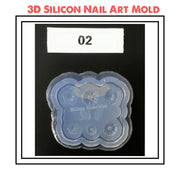 3D Carving Silicone Nail Mold Template - Available in 12 Designs 2 Nail Art Tool