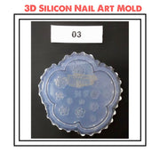 3D Carving Silicone Nail Mold Template - Available in 12 Designs 3 Nail Art Tool