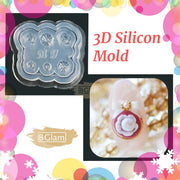 3D Carving Silicone Nail Mold Template - Available in 12 Designs Nail Art Tool