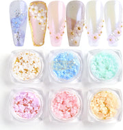 3D Flower Nail Art Charms Nail Deco