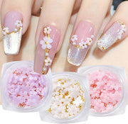 3D Flower Nail Art Charms Nail Deco