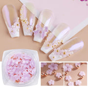 3D Flower Nail Art Charms Nail Deco