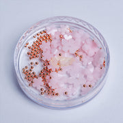 3D Flower Nail Art Charms Pink Nail Deco