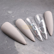 3D Holographic Butterfly Nail Stickers Gold & Silver Nail Art