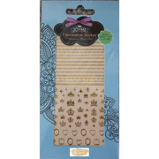 3D Metallic Decoration Stickers 4 3D Stickers