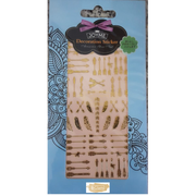 3D Metallic Decoration Stickers 8 3D Stickers