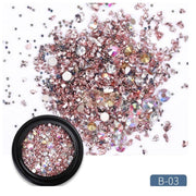 3D Nail Art Gems - 7 colors B-03 Rose Gold Nail Art Tool