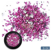 3D Nail Art Gems - 7 colors B-04 Pink Nail Art Tool