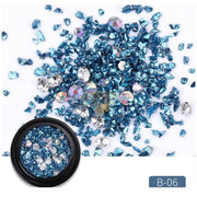 3D Nail Art Gems - 7 colors B-06 Blue Nail Art Tool
