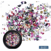 3D Nail Art Gems - 7 colors B-07 Multi Color Nail Art Tool