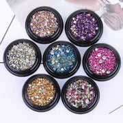 3D Nail Art Gems - 7 colors Complete Set (1-7) Nail Art Tool