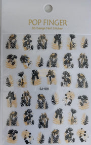 3D Pop Finger Nail Art Sticker | CJ-035 Nail Stickers