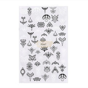 3D Pop Finger Nail Art Sticker | F567 Nail Stickers