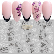 3D Pop Finger Nail Art Sticker | F568 Nail Stickers
