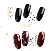 3pcs Clear Acrylic Kolinsky Liner Brush Set Nail Brush Set